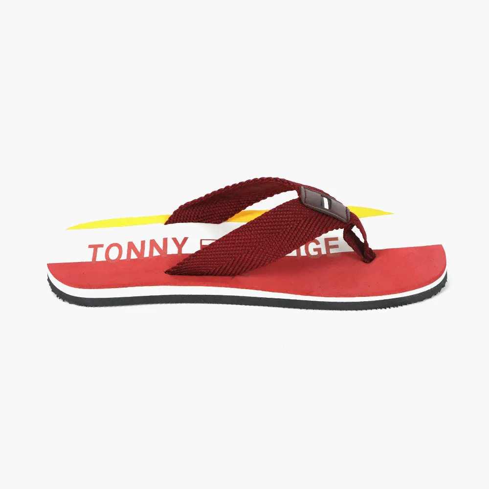 Men's Flip Flop Slipper - Maroon