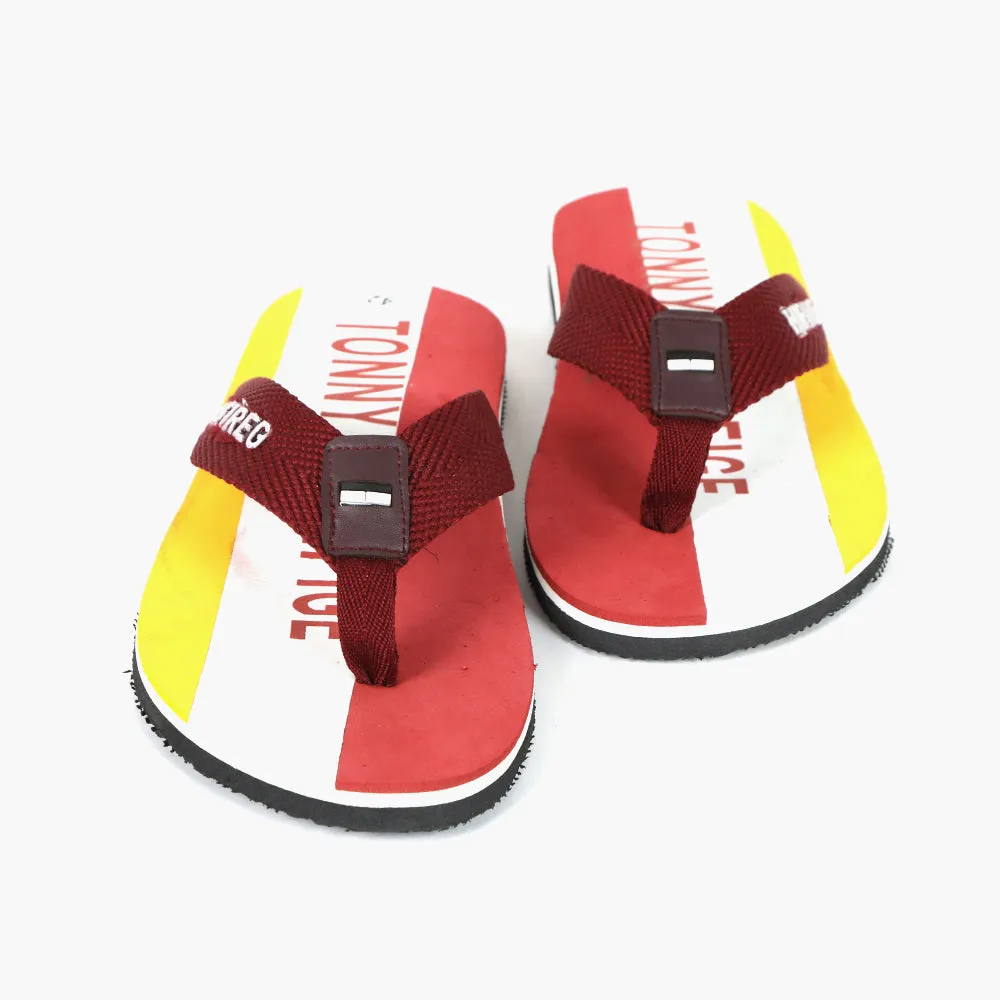 Men's Flip Flop Slipper - Maroon