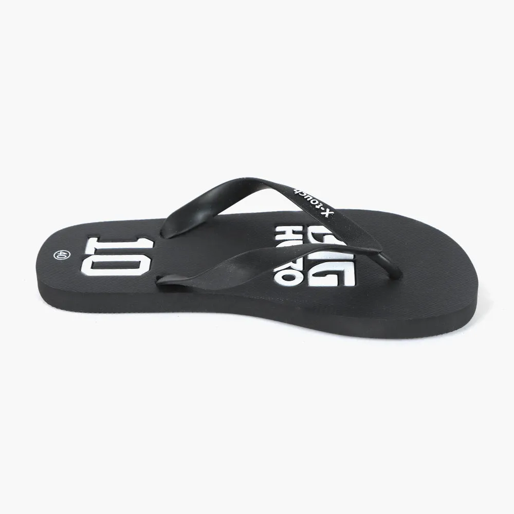 Men's Flip Flop Slippers - Black