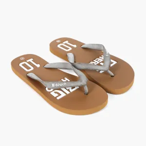 Men's Flip Flop Slippers - Brown