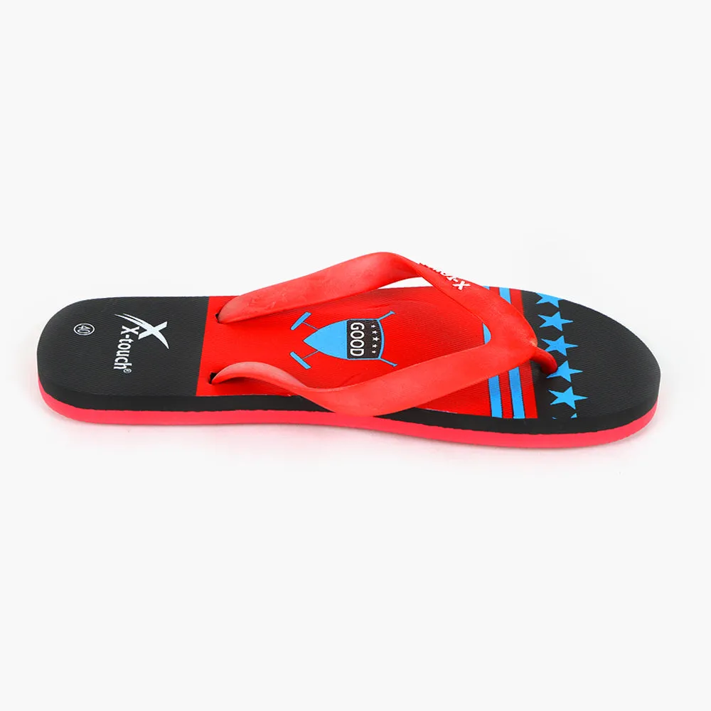 Men's Flip Flop Slippers - Red