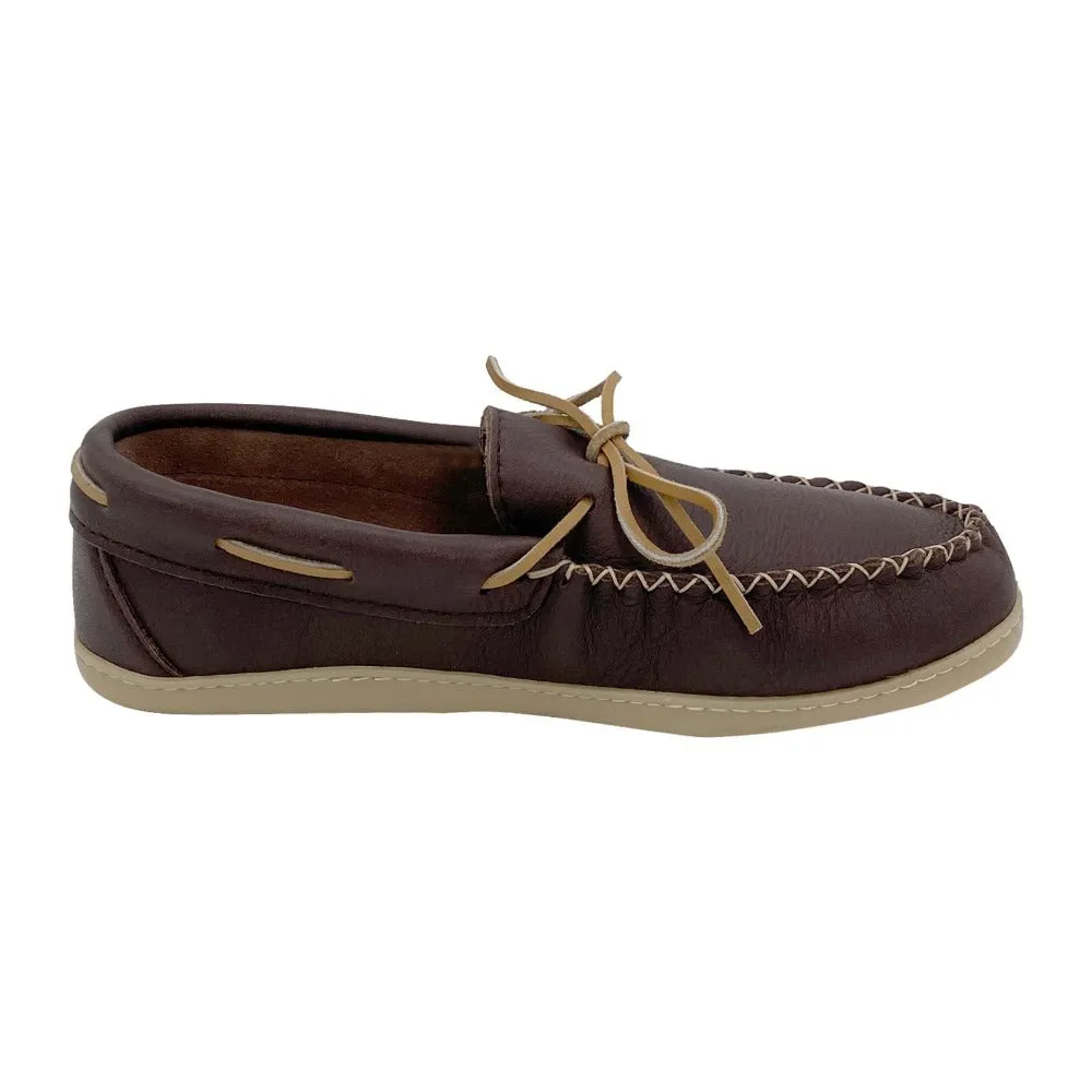 Men's Moose Hide Leather Memory Foam Moccasin Shoes