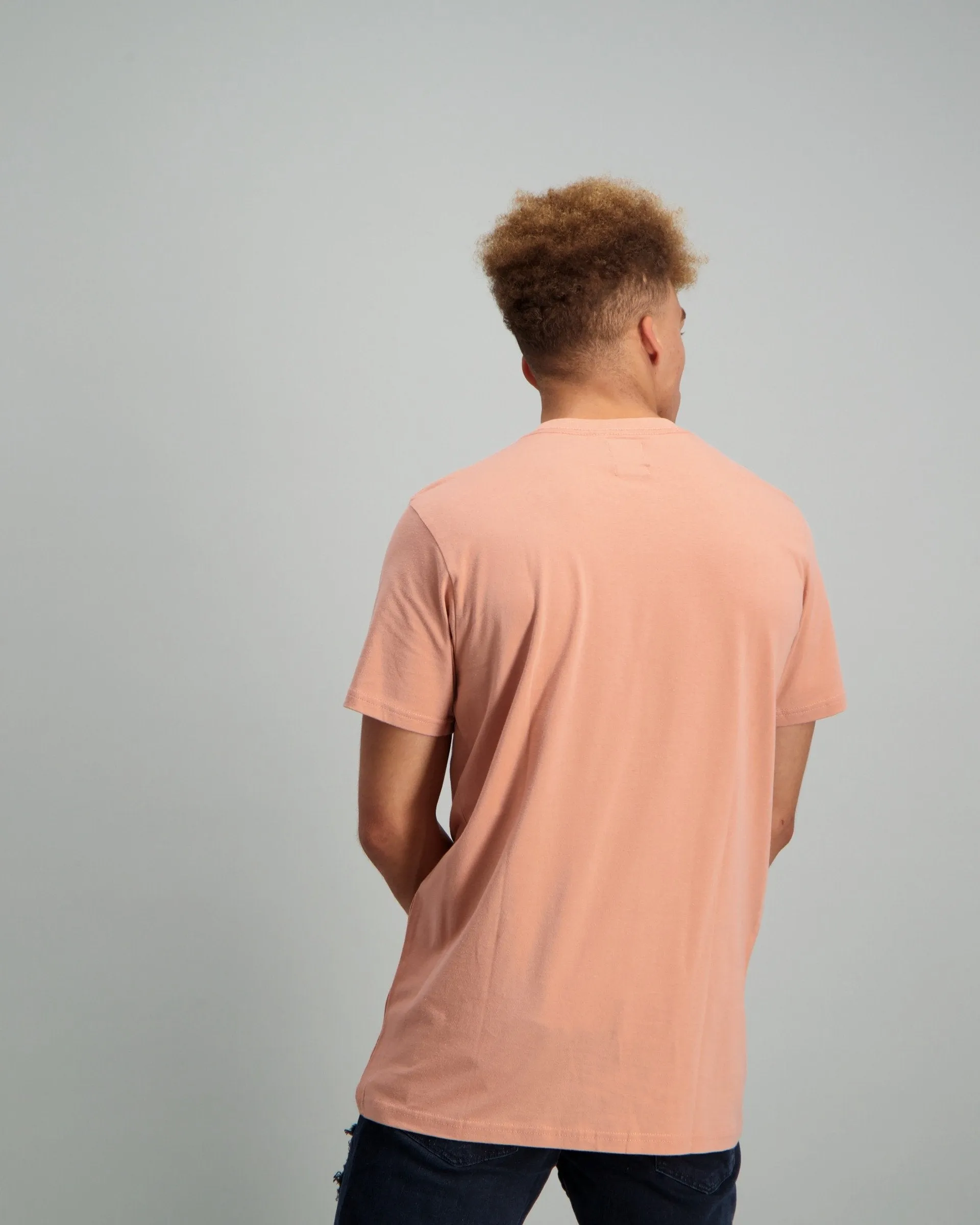 Men's Panther Print T-Shirt - Pink