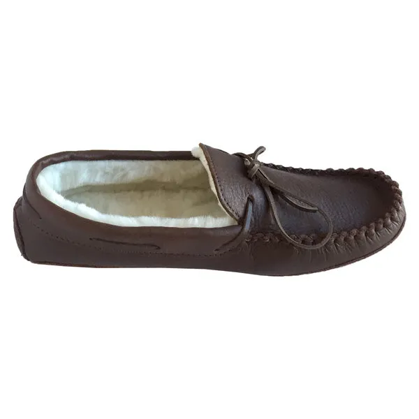 Men's Sheepskin Lined Moccasins