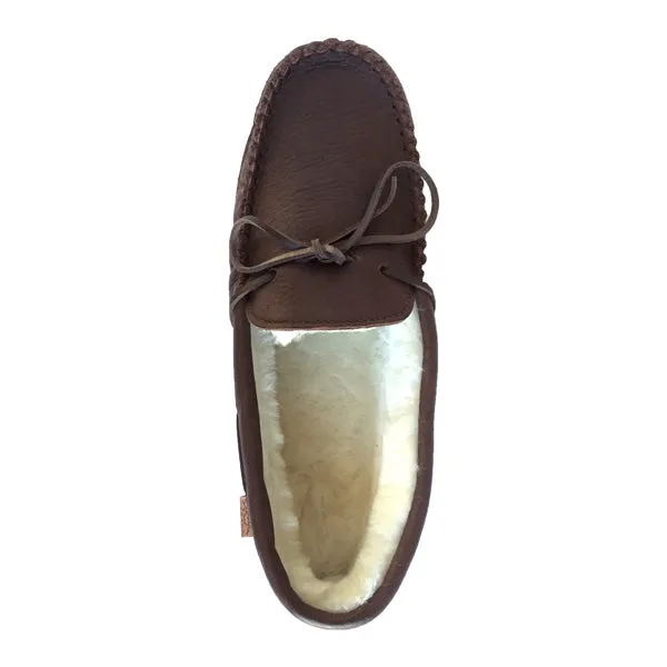 Men's Sheepskin Lined Moccasins