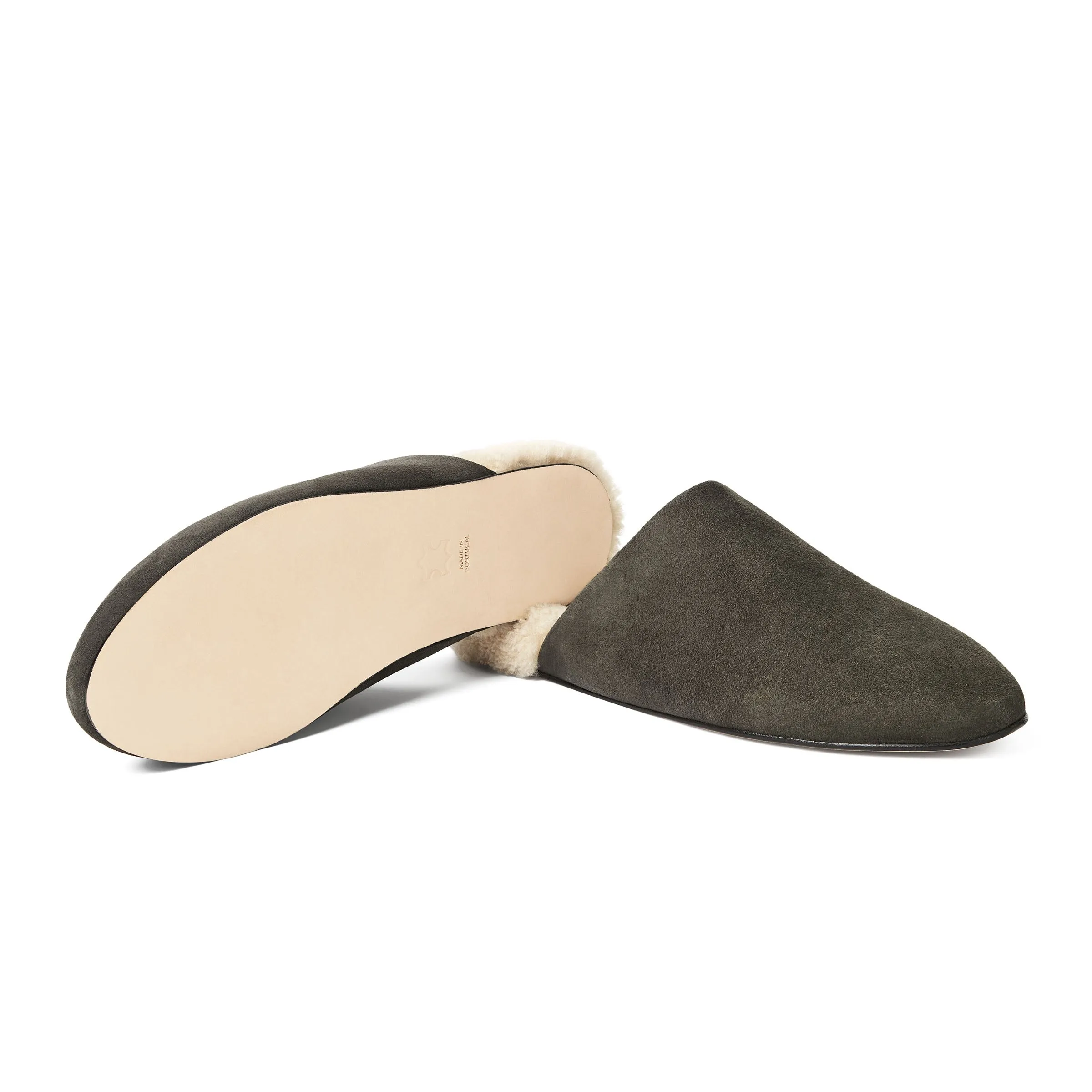 Men's Slider Army Shearling