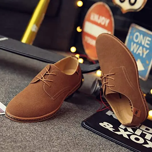 Men's Suede Derby Casual Lightweight