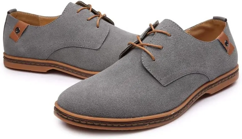 Men's Suede Derby Casual Lightweight