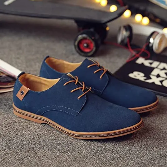 Men's Suede Derby Casual Lightweight