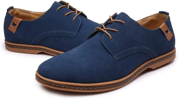 Men's Suede Derby Casual Lightweight