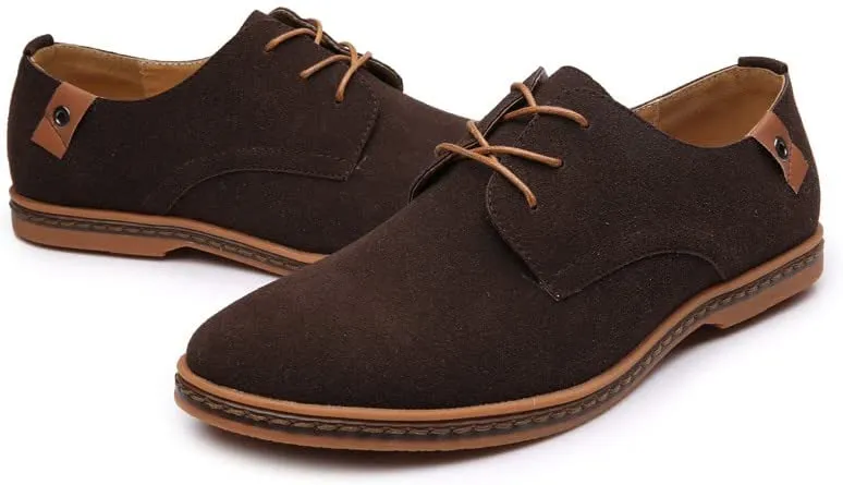 Men's Suede Derby Casual Lightweight