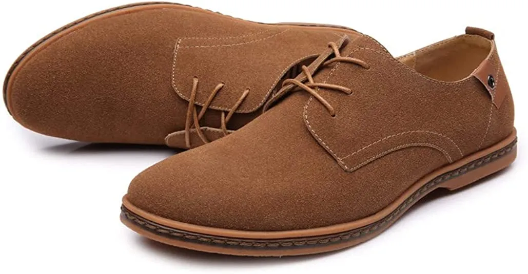 Men's Suede Derby Casual Lightweight