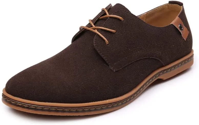 Men's Suede Derby Casual Lightweight