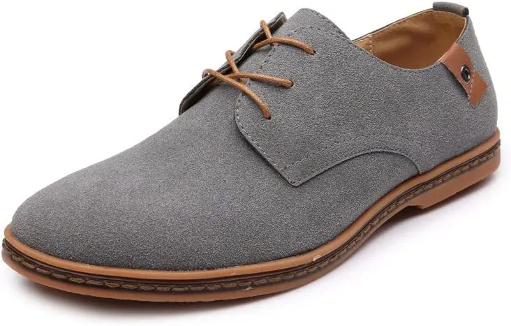 Men's Suede Derby Casual Lightweight