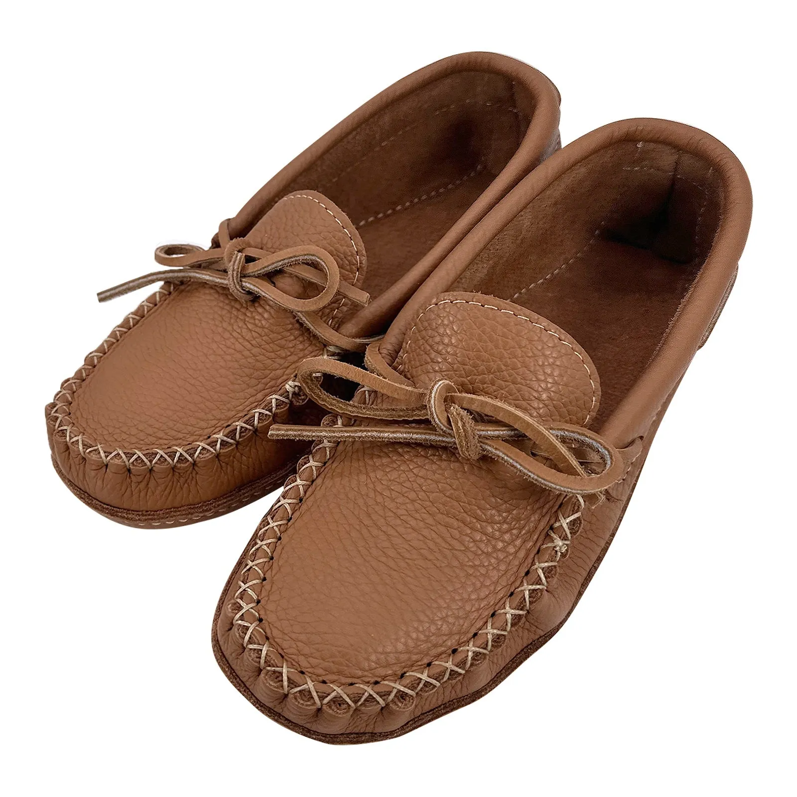 Men's Wide Leather Moccasins