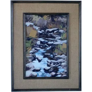 MICK SHIMONEK Oil on Canvas Painting, Fox Creek