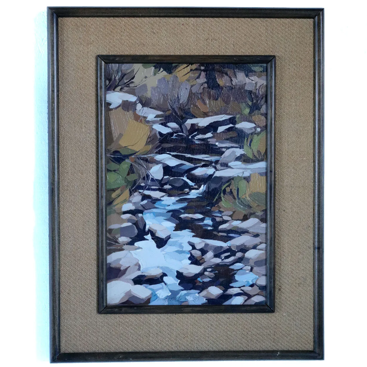 MICK SHIMONEK Oil on Canvas Painting, Fox Creek