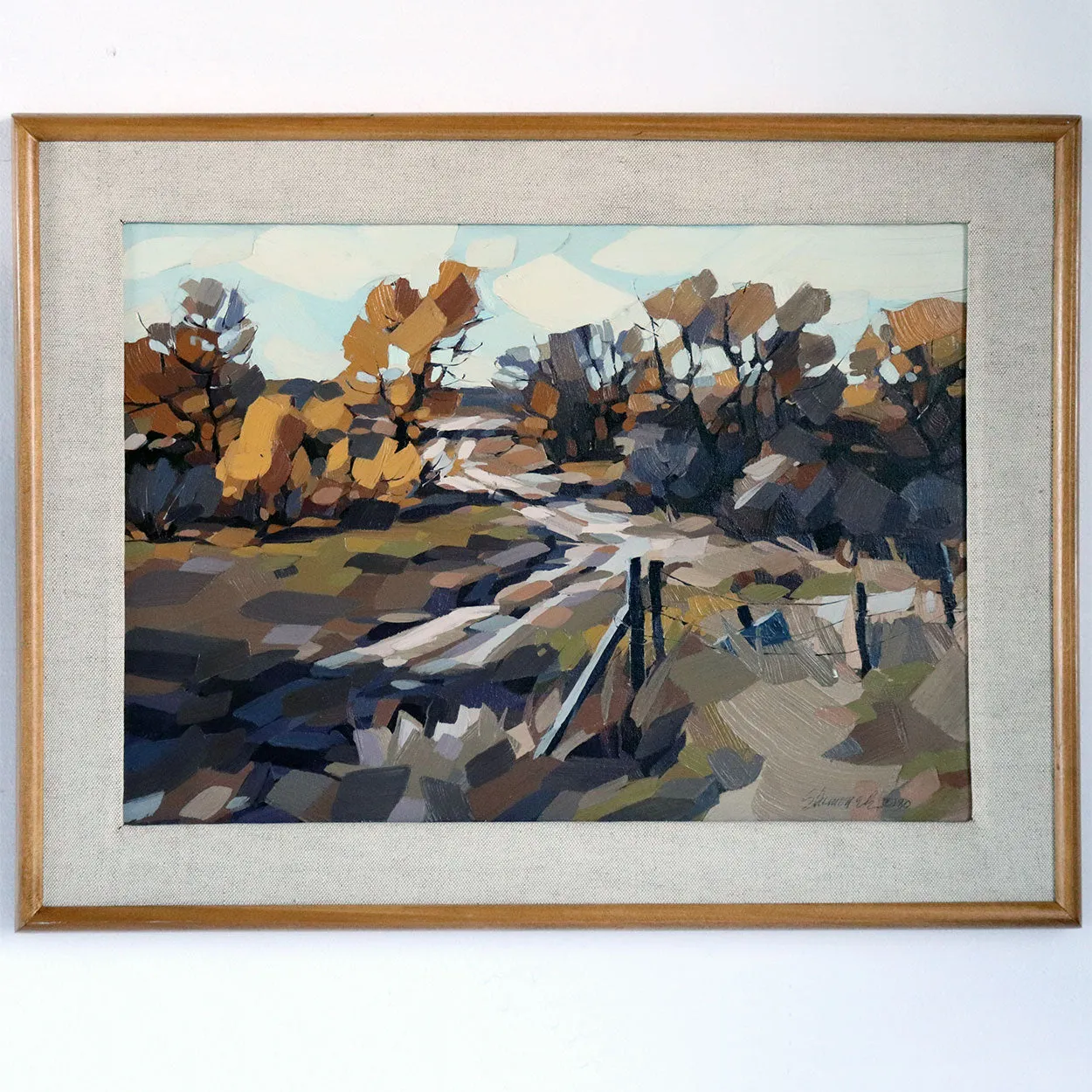 MICK SHIMONEK Oil on Canvas Painting, Posted