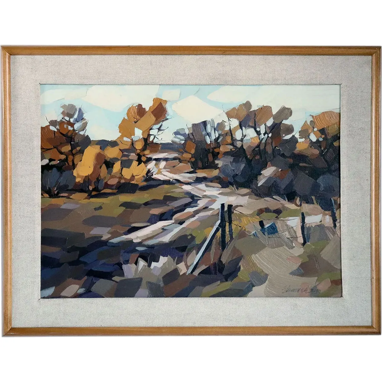 MICK SHIMONEK Oil on Canvas Painting, Posted
