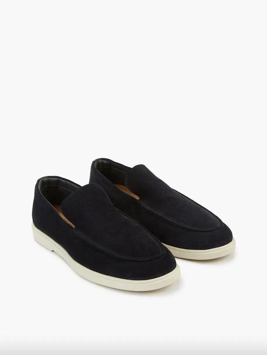 Miguel Suede Loafers Midnight Blue
