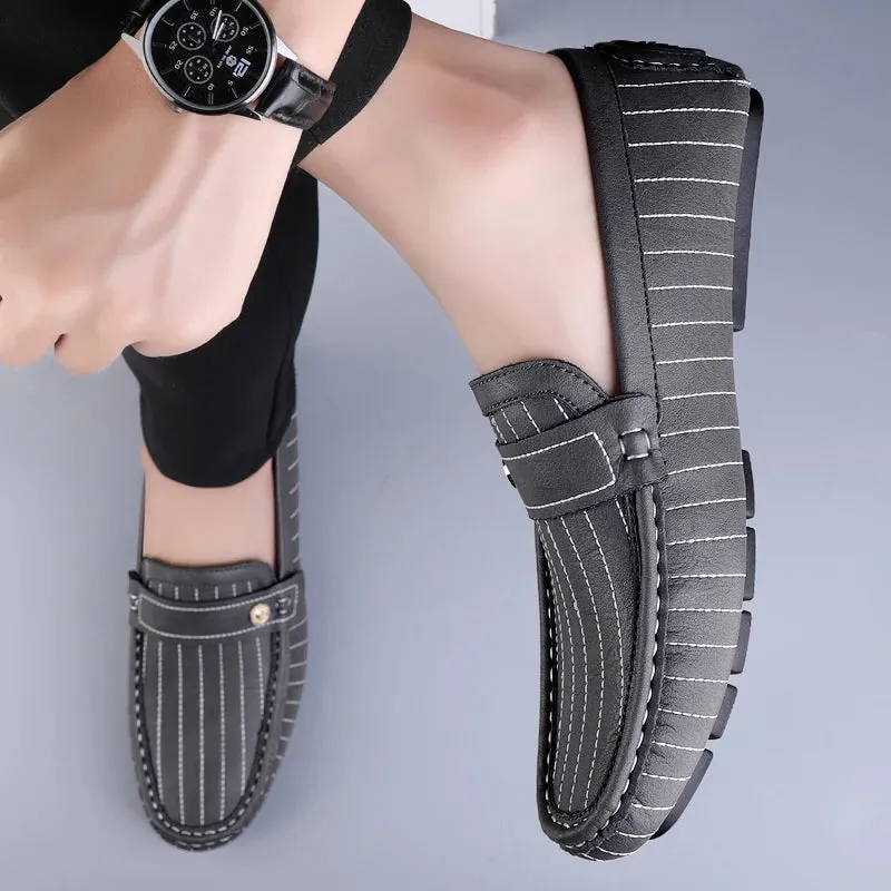 Milanese - Striped Drivers Loafer