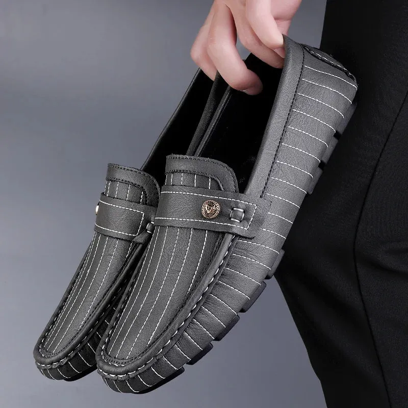 Milanese - Striped Drivers Loafer