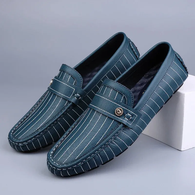 Milanese - Striped Drivers Loafer