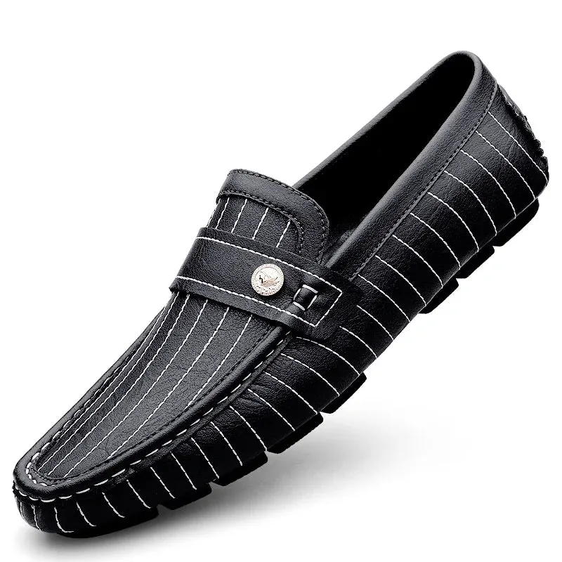 Milanese - Striped Drivers Loafer