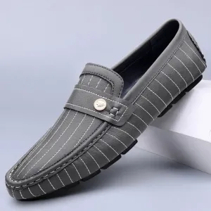 Milanese - Striped Drivers Loafer
