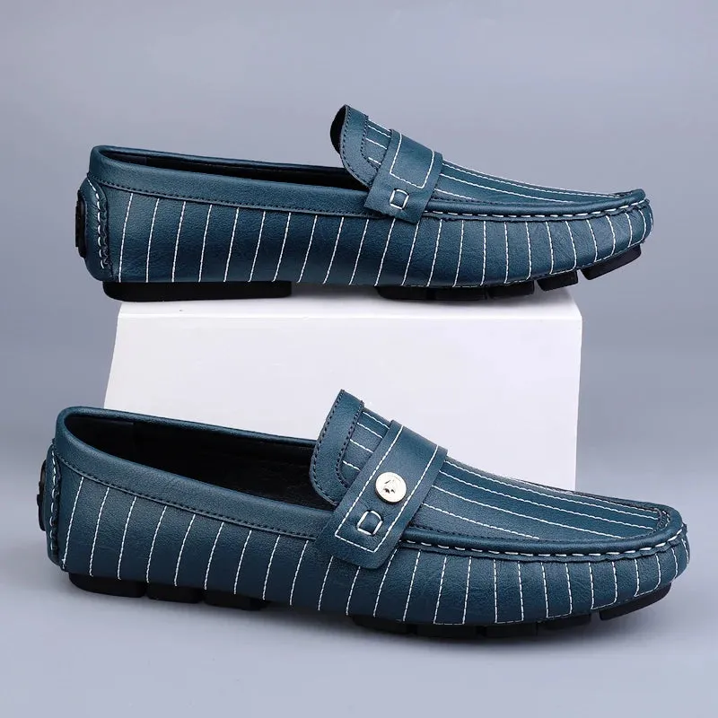 Milanese - Striped Drivers Loafer