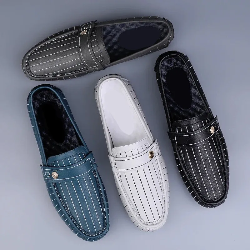 Milanese - Striped Drivers Loafer
