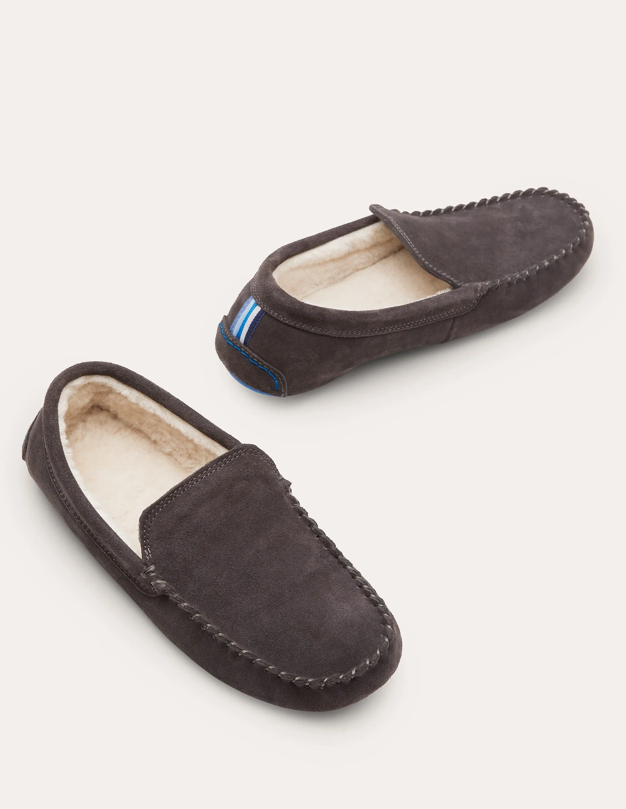 Moccasin Slippers-London Grey