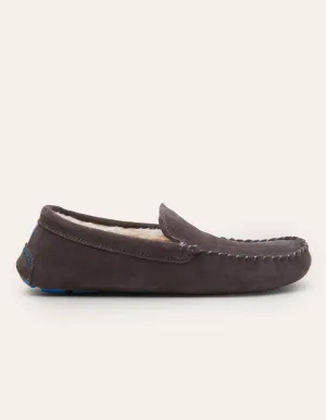 Moccasin Slippers-London Grey