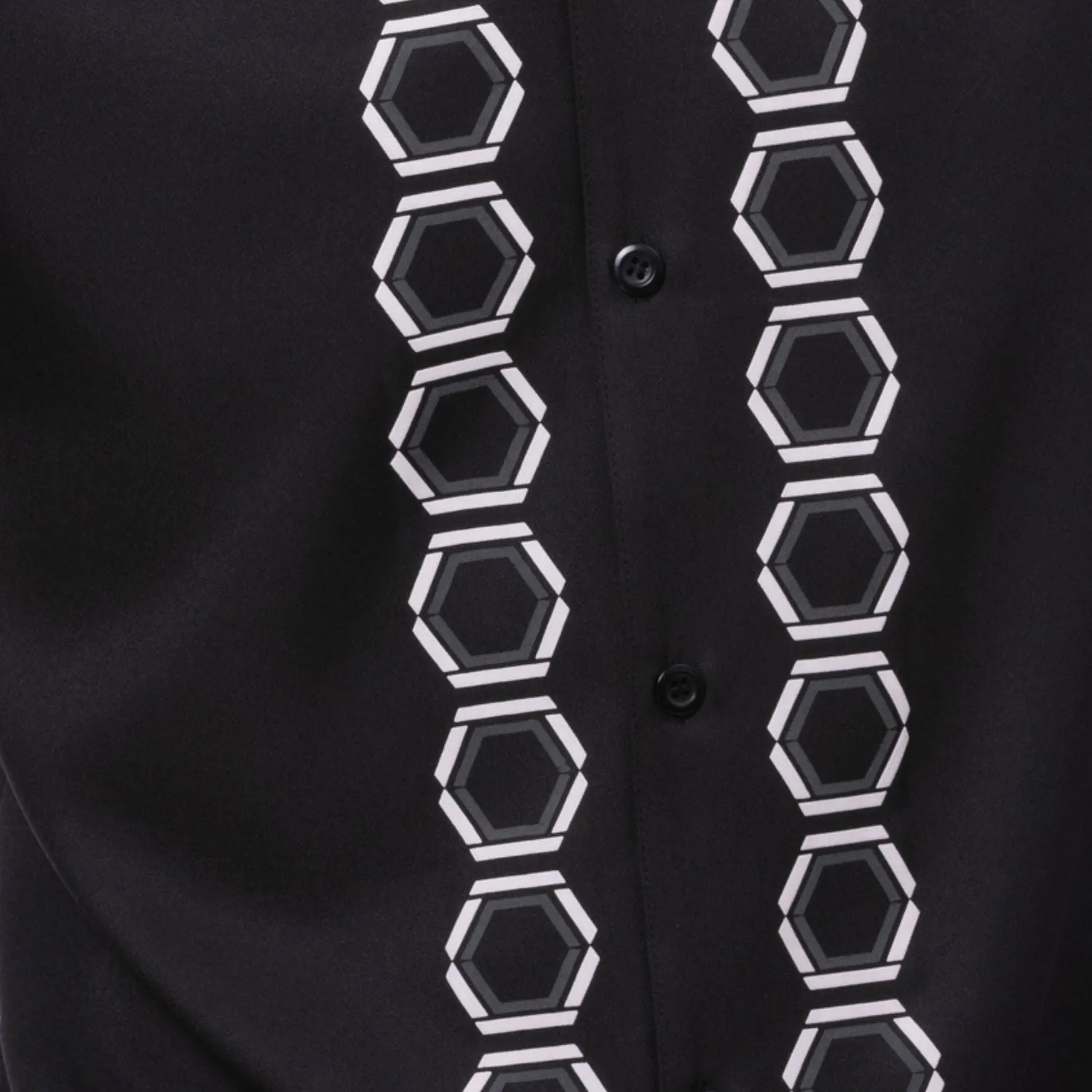 Montique Ebony Emissary in Black Men’s Geometric Walking Suit