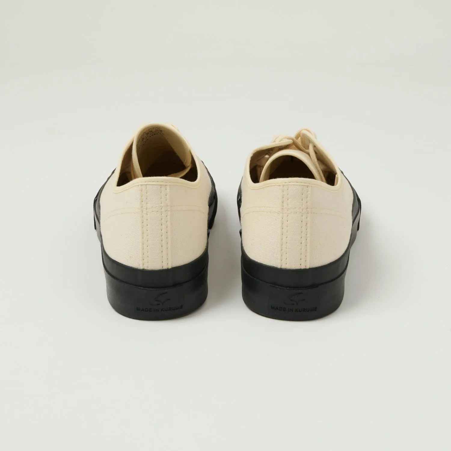 Moonstar Low Trainer Canvas/Rubber Sneaker - Natural/Black
