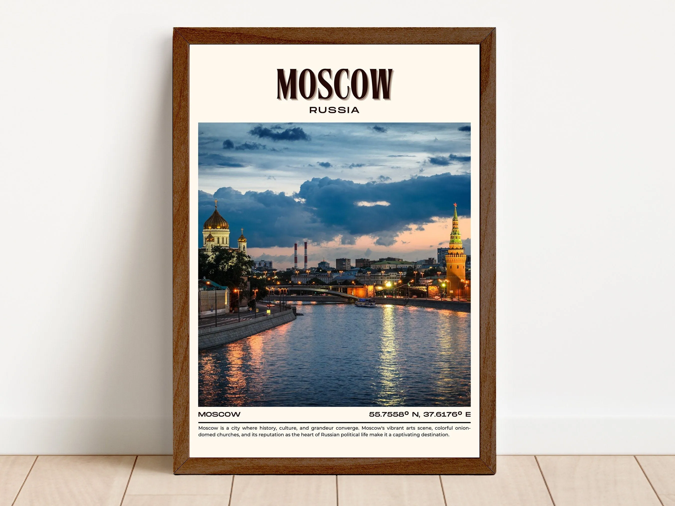 Moscow Vintage Wall Art, Russia