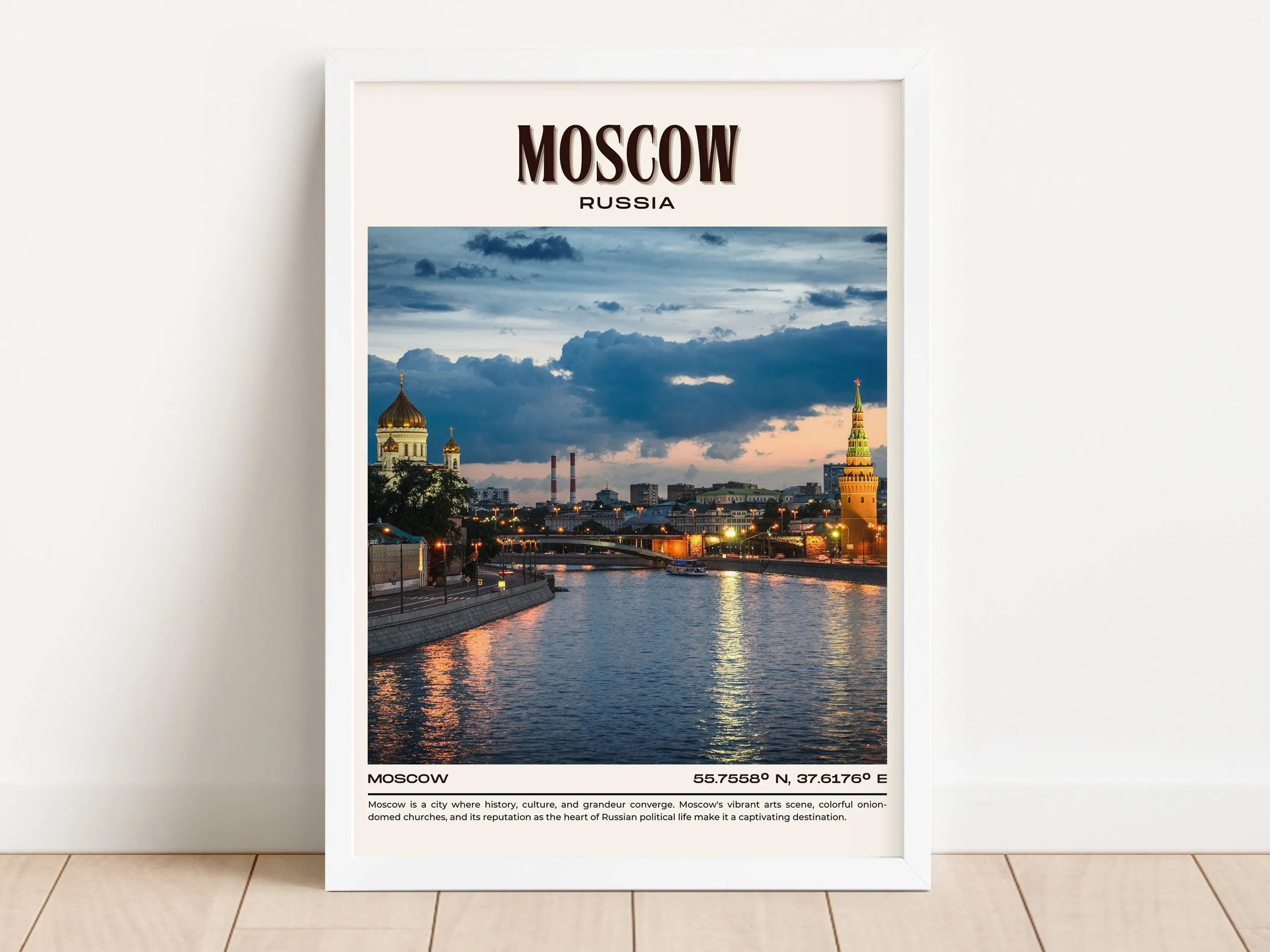 Moscow Vintage Wall Art, Russia