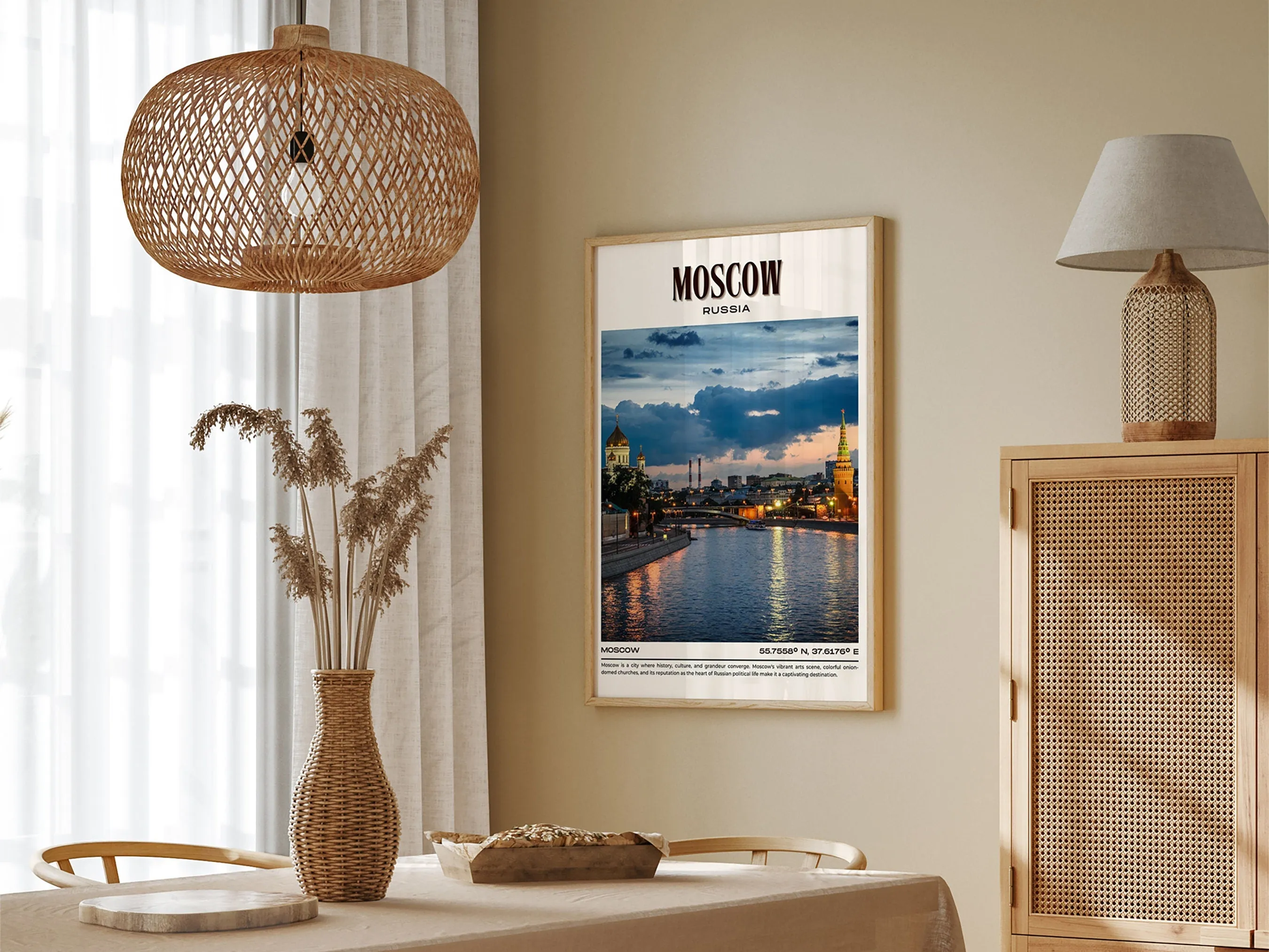 Moscow Vintage Wall Art, Russia