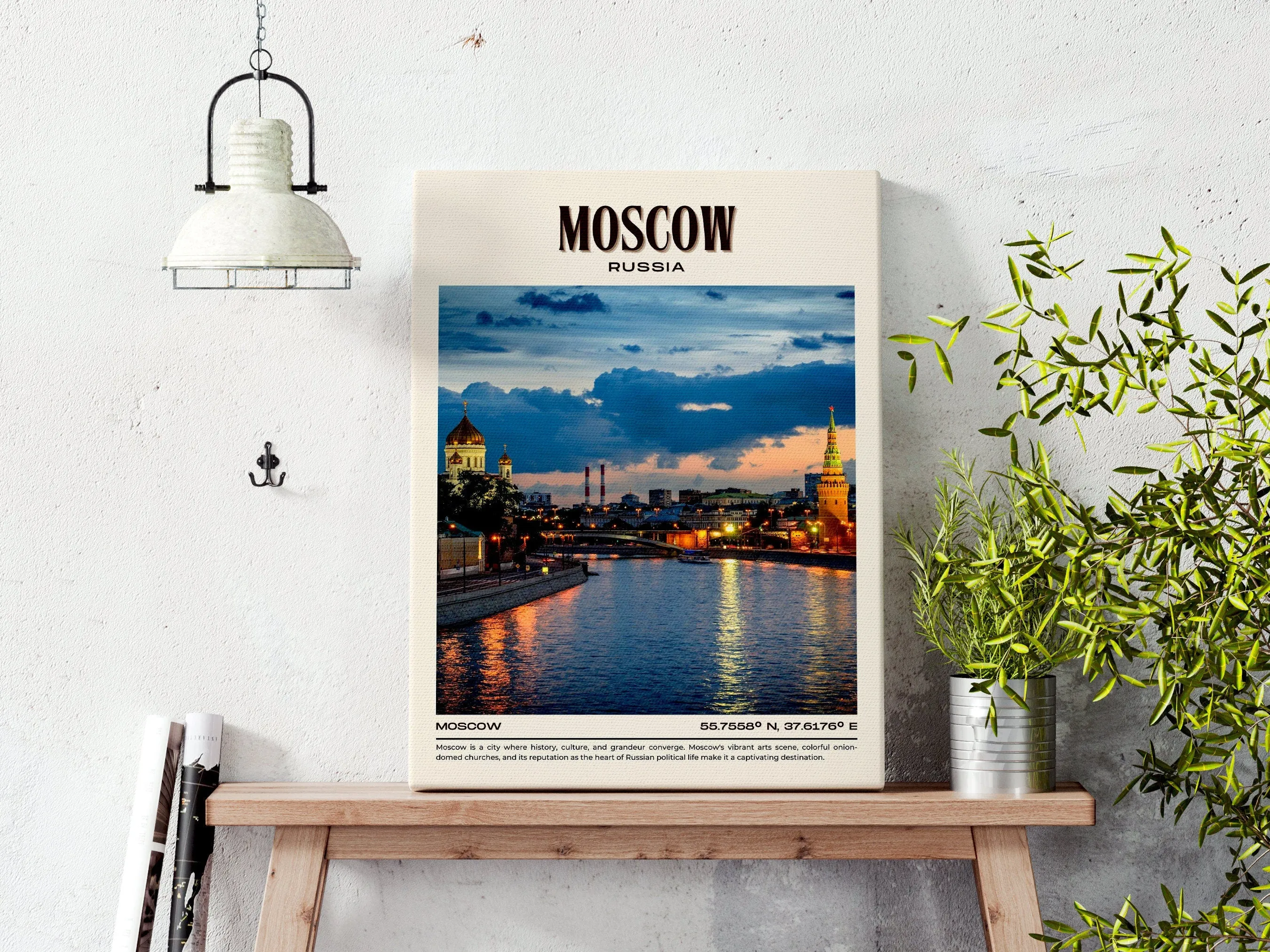 Moscow Vintage Wall Art, Russia