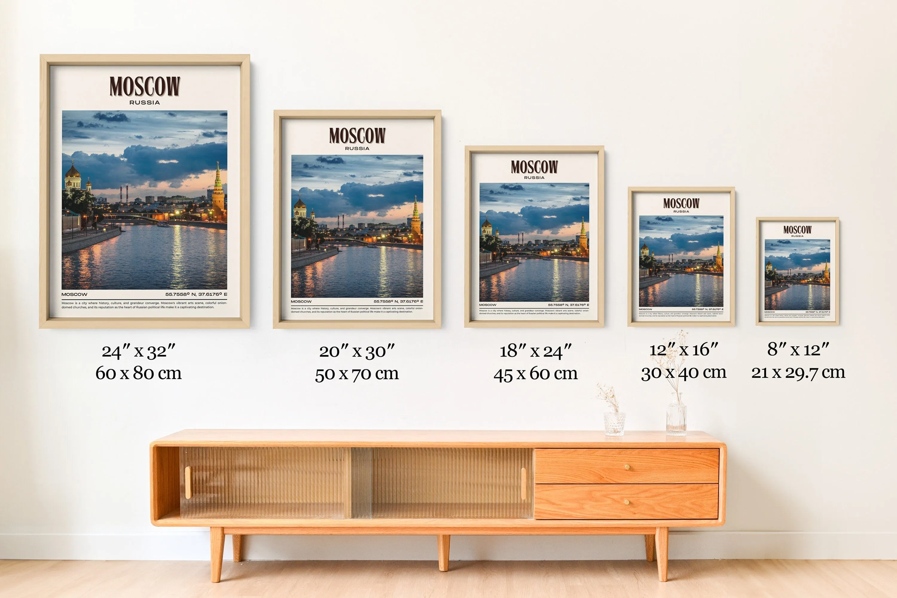 Moscow Vintage Wall Art, Russia
