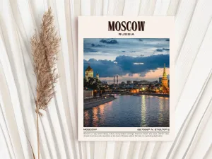 Moscow Vintage Wall Art, Russia