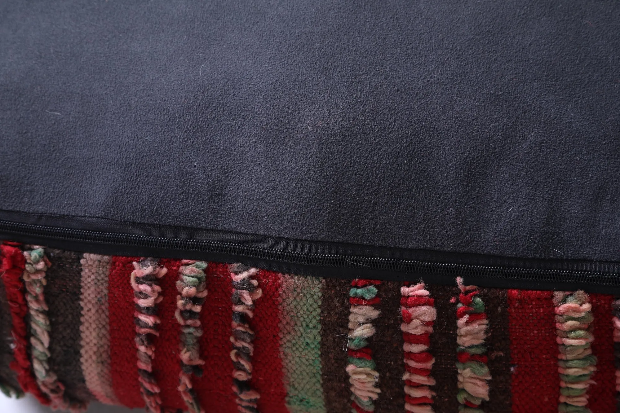 Multicolored Dark Ottoman woven rug Pillow