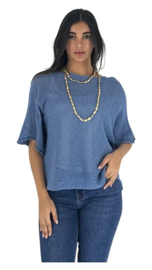 Nada blue top