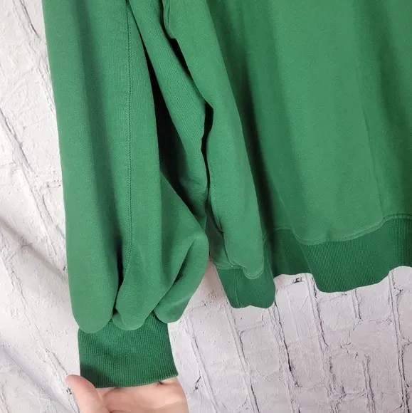 Nap Loungewear green boxy oversized turtleneck sweatshirt sweater top