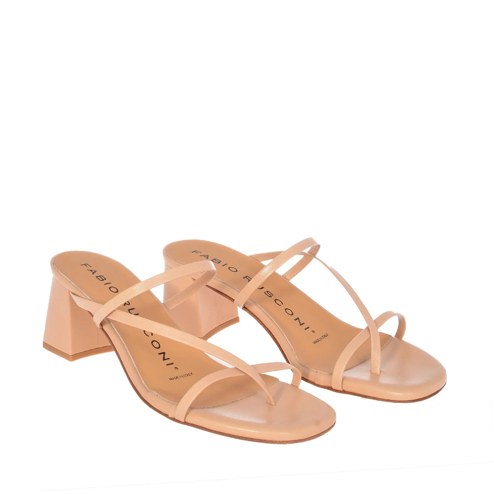 Nature Nude Leather Sandals