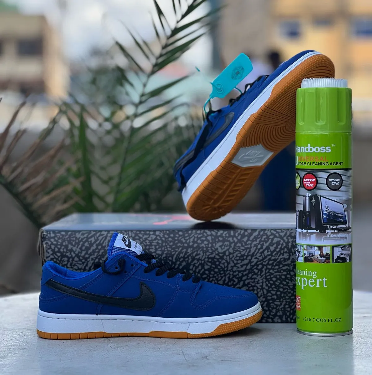 Nike Dunk Low - Royal Blue, Black & Gum