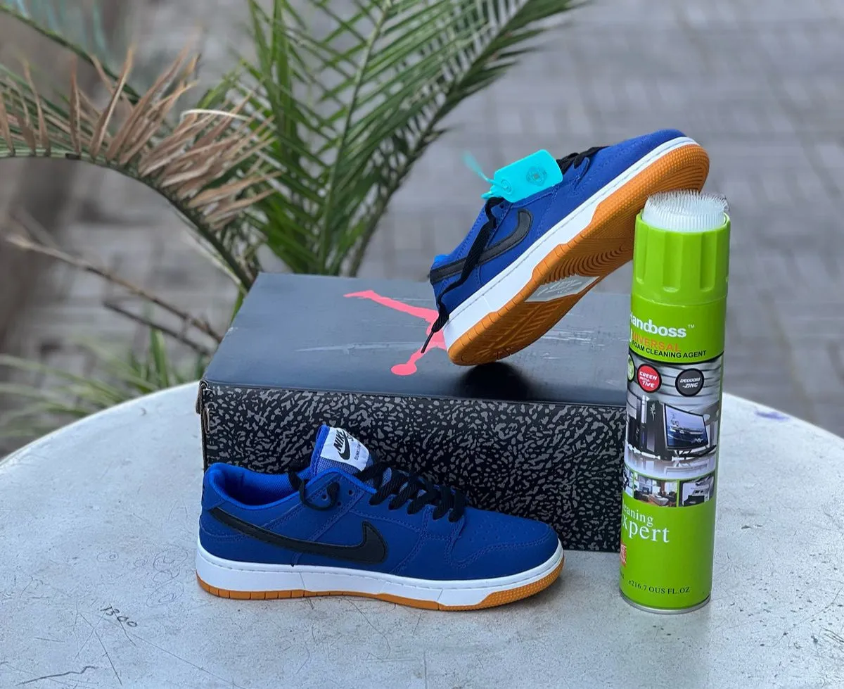 Nike Dunk Low - Royal Blue, Black & Gum