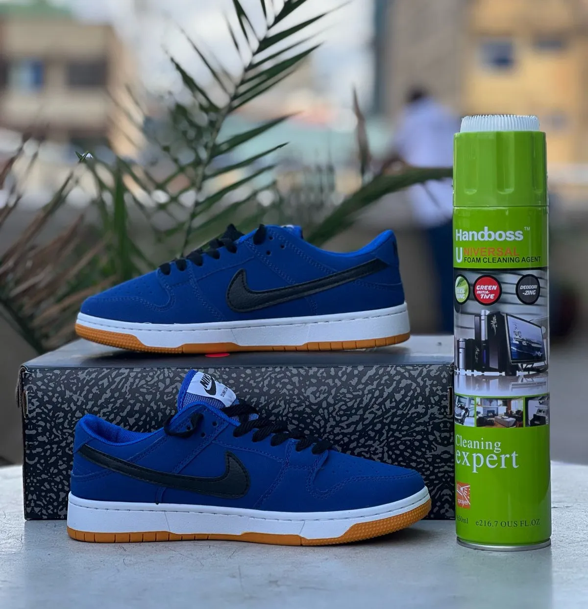 Nike Dunk Low - Royal Blue, Black & Gum