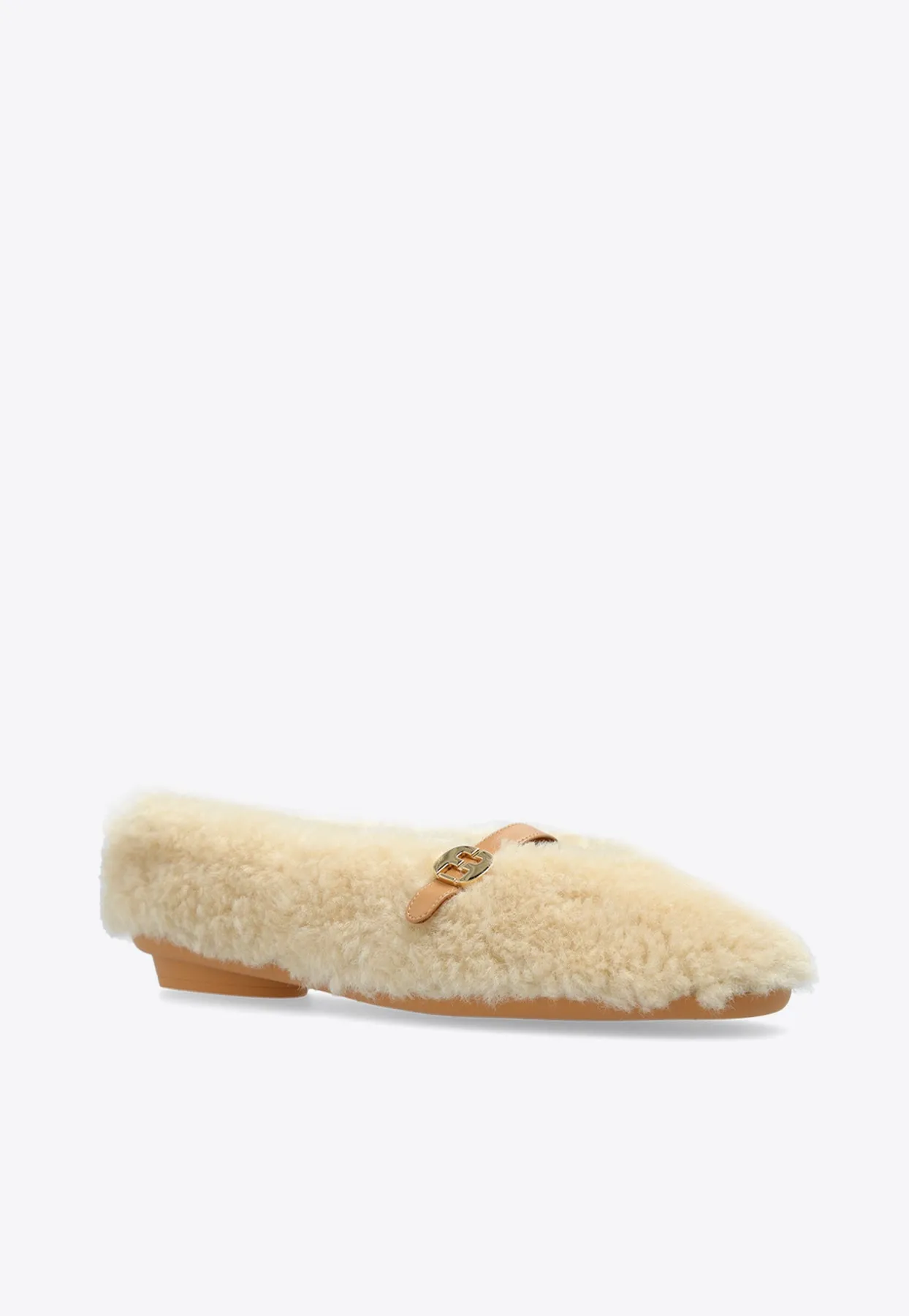 Noella Shearling Ballet Flats