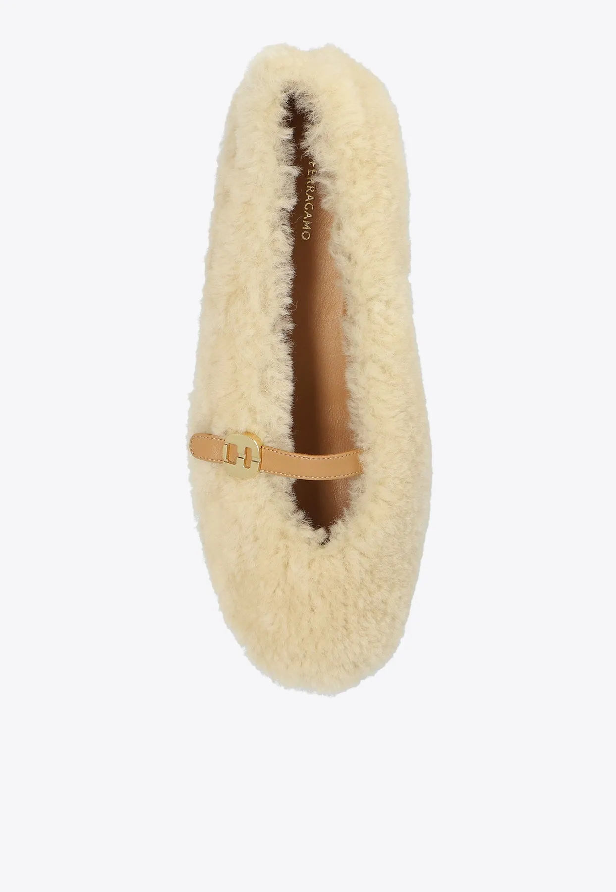 Noella Shearling Ballet Flats
